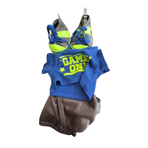 Build-A-Bear Clothes Lot 3 Themed Outfits w/ Shoes Plus Extra Tops & Shorts - Picture 7 of 8